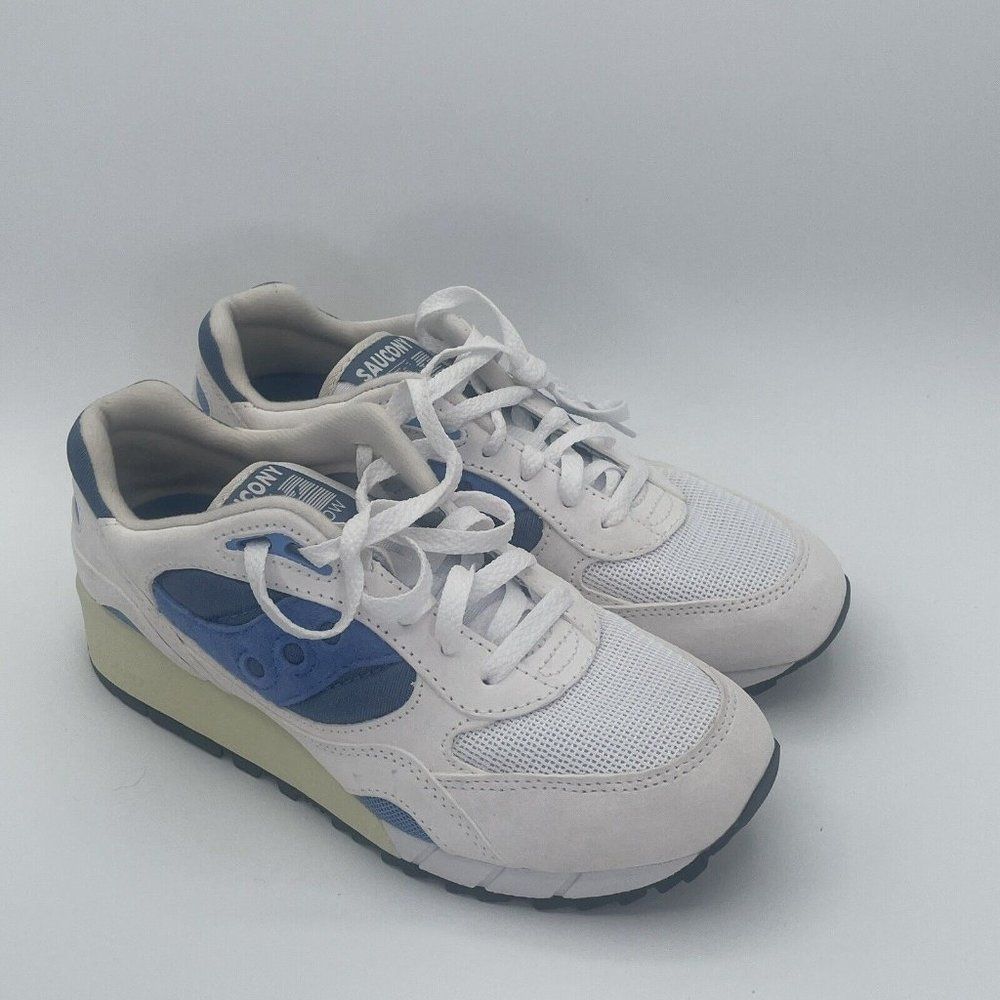 Saucony Originals Shadow 6000 OG White/Blue Men's Shoes S70441-13 Size 8